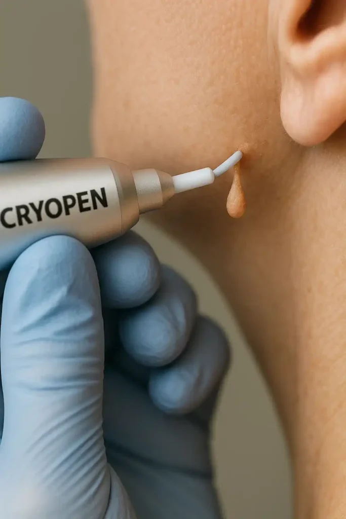 Cryopen for skin tags removal Wilmslow speak to our team today!