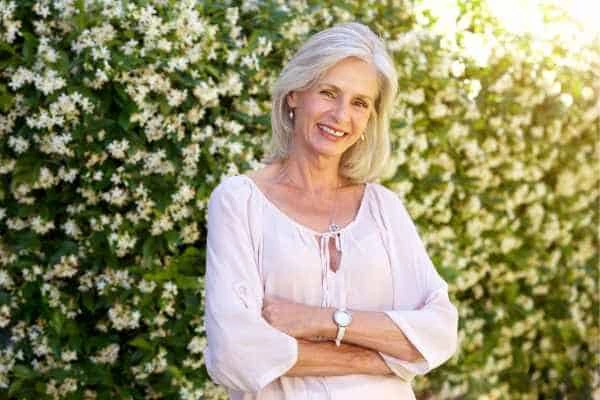 Older woman happy with urinary incontinence treatment Wilmslow