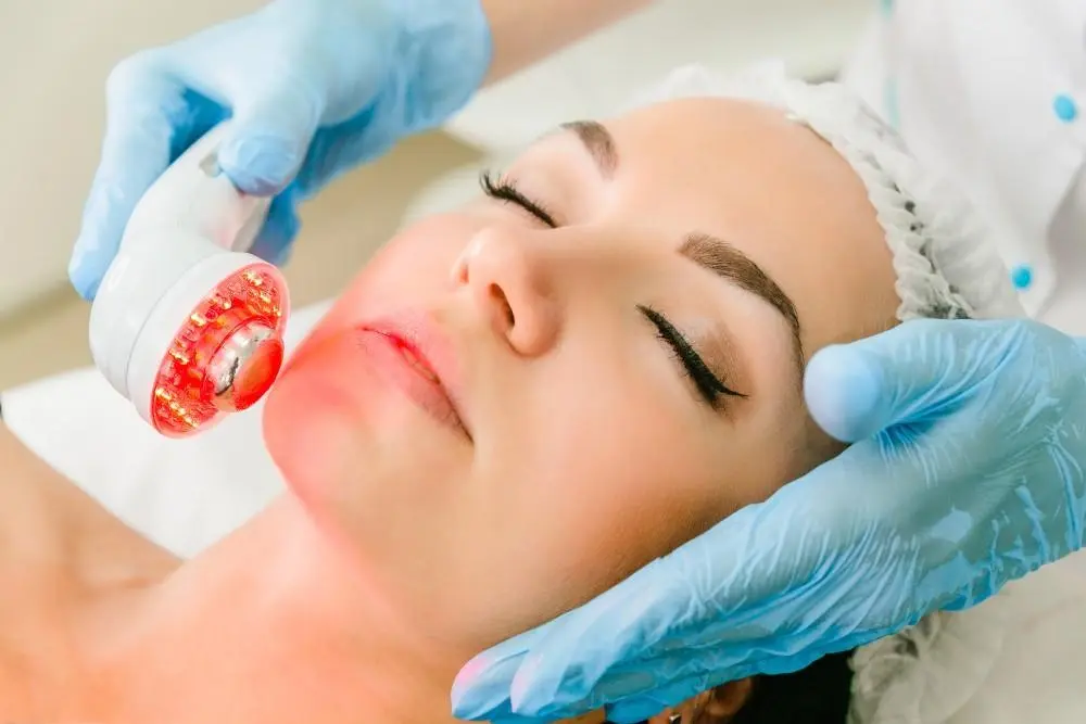 woman having non-surgical Morph8 treatment Wilmslow